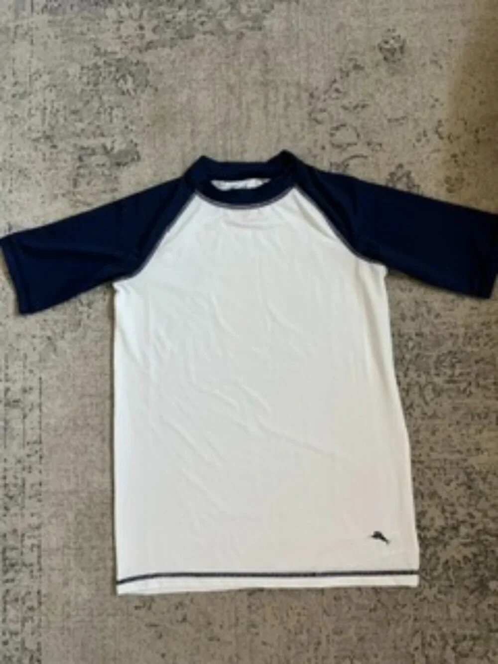 🧡3/$15 Tommy Bahama Short-Sleeve Rash Guard Swim Suit Kids L(10/12)